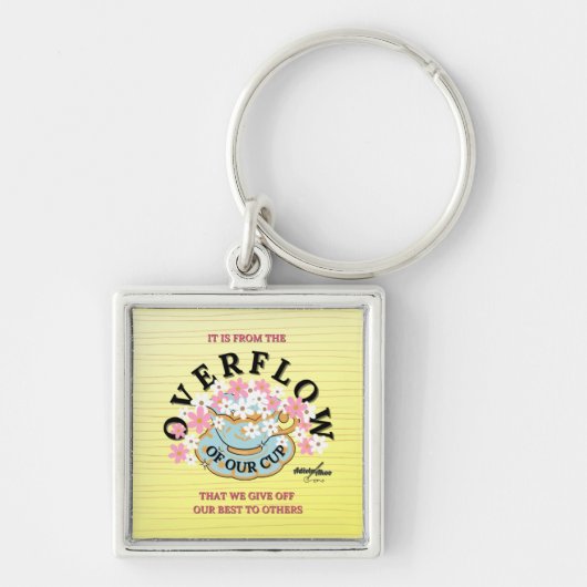 Overflow Premium Schlüsselanhänger von Adiela Akoo (Vorne)