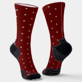OVERFLOW Red Hues Crew Socks Socken (Gewinkelt)