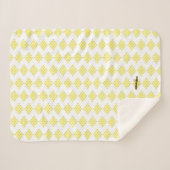 OVERFLOW Sherpa Blanket von Dichterin Adiela Akoo Sherpadecke (Vorderseite (Horizontal))