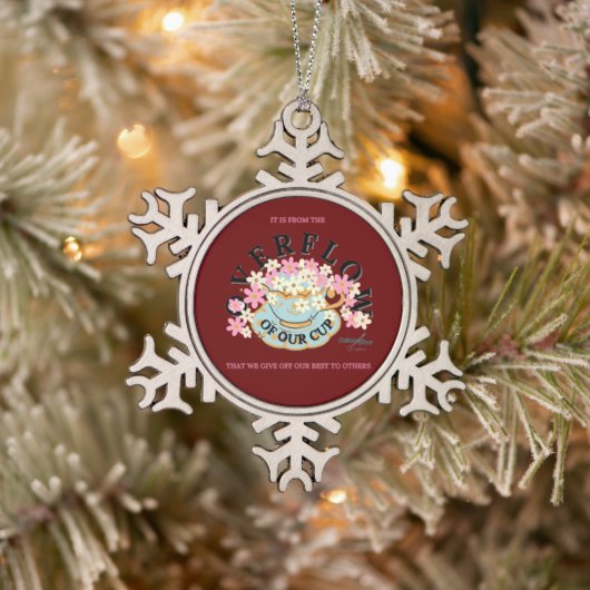 OVERFLOW Snowflake Framed Ornament (Baum)