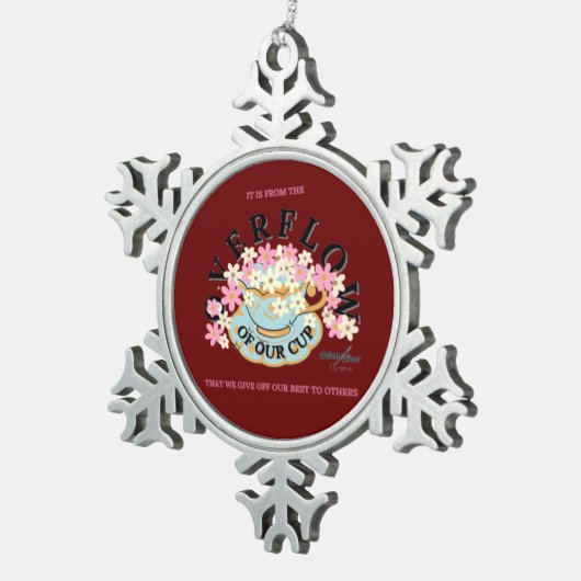 OVERFLOW Snowflake Framed Ornament (Rechts)