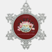 OVERFLOW Snowflake Framed Ornament (Vorderseite)