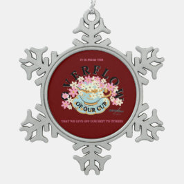 OVERFLOW Snowflake Framed Ornament