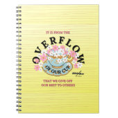 Overflow Spiral Foto Notebook von Adiela Akoo Notizblock (Vorderseite)