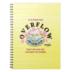 Overflow Spiral Foto Notebook von Adiela Akoo Notizblock
