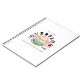 Overflow Spiral Foto Notebook von Adiela Akoo Notizblock (Linke Seite)