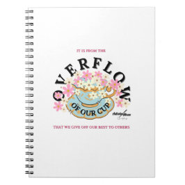 Overflow Spiral Foto Notebook von Adiela Akoo Notizblock