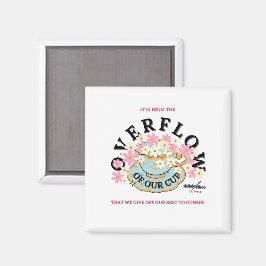 OVERFLOW Square Magnet von Adiela Akoo entworfen