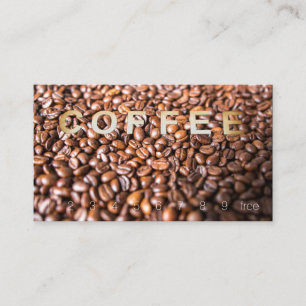 Overhead Coffee Sign Loyalty Kaffeebohnen Treuekarte