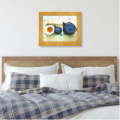 Overhead Stillleben Rustikaler Tee Einstellung Fot Leinwanddruck (Insitu (Schlafzimmer))
