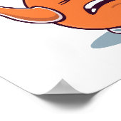 Overheated - Funny Whistling Kettle Poster (Ecke)