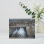 Overholser Dam Postkarte (Stehend Vorderseite)