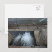 Overholser Dam Postkarte (Vorne/Hinten)