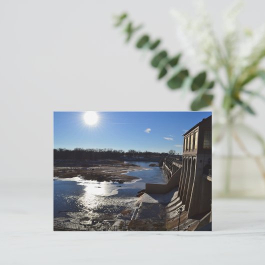 OverHolser Dam Postkarte (Stehend Vorderseite)