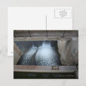 Overholser Dam Postkarte (Vorne/Hinten)