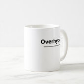 Overhyped Funny Margarita Rating Kaffeetasse (VorderseiteRechts)