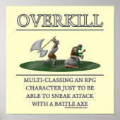 Overkill Fantasy (de)Motivator Poster (Vorne)