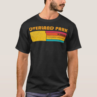 Overland Park Kansas Vintag Besiegtes Souvenir T-Shirt