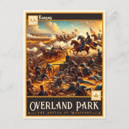 Overland Park, Kansas | VINTAG Postkarte