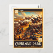 Overland Park, Kansas | VINTAG Postkarte (Vorne/Hinten)
