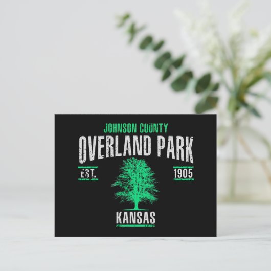 Overland Park Postkarte (Stehend Vorderseite)