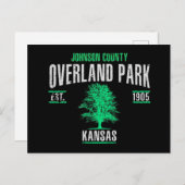 Overland Park Postkarte (Vorne/Hinten)
