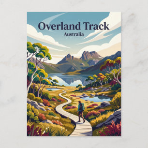 Overland Track Australien Postkarte