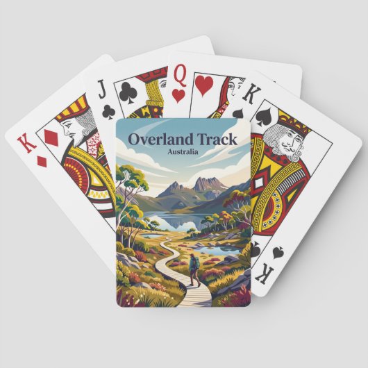 Overland Track Australien Spielkarten (Rückseite)
