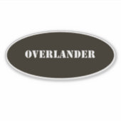 Overlander Aufkleber (Vorderseite)