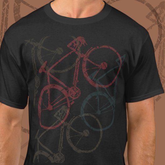 Overlapped Bikes . Trübung Fahrräder T - Shirt