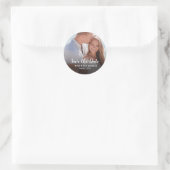 Overlapped Foto Save the Date Stickers (Tasche)