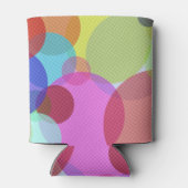 Overlapping Circles Colorful Abstract Art Dosenkühler (Rückseite)
