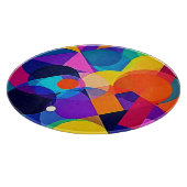 Overlapping Hues: Abstract Fusion Schneidebrett (Ecke)