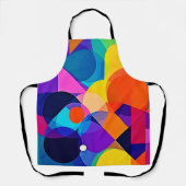 Overlapping Hues: Abstract Fusion Schürze (Vorderseite)