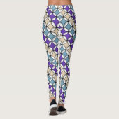 Overlapping Pastel Toned Circles Leggings (Rückseite)