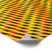 Overlapping Pataphysical Spirals var 2 Poster (Ecke)