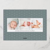 Overlay | Ankündigung von Foto zur Geburt (Rückseite)