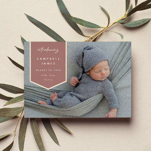 Overlay Ankündigung von Foto zur Geburt