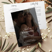 Overlay Couple Foto Wedding Programm