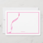 Overlay Drei-Foto-Girl-Geburtsankündigung Ankündigung (Rückseite)