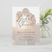 Overlay Foto Bridal Dusche Einladung (Stehend Vorderseite)