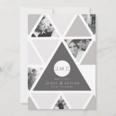 Overlay für städtisches Dreieck | Modern Save the Save The Date (Vorderseite)