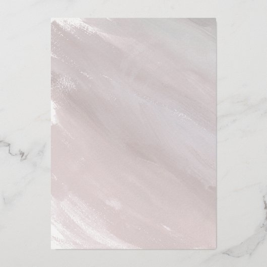 Overlay-Hochzeit mit Pinsel speichern das Datum ec Folieneinladung (Rückseite)