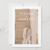 Overlay-Hochzeit Save The Date (Vorderseite)