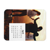 Overlay-Kalender April 2025 Magnet (Horizontal)