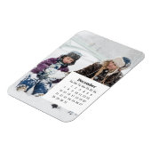 Overlay-Kalender Dezember 2025 Magnet (Linke Seite)