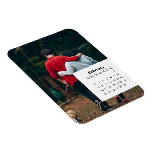 Overlay-Kalender Februar 2025 Magnet (Rechte Seite)