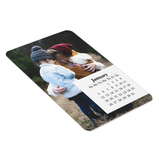 Overlay-Kalender Januar 2025 Magnet (Rechte Seite)
