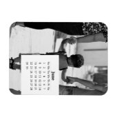 Overlay-Kalender Juni 2025 Magnet (Horizontal)