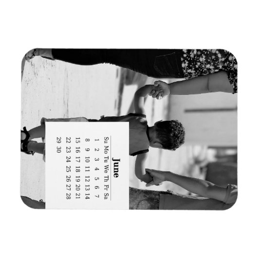 Overlay-Kalender Juni 2025 Magnet (Horizontal)